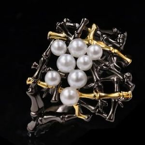 Size 9 Faux Pearl Ring